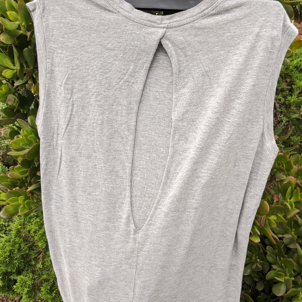 Grey Midi Dress